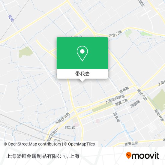 上海釜钿金属制品有限公司地图