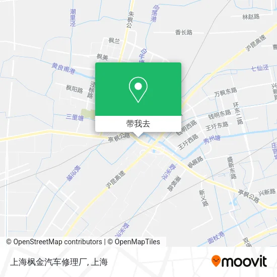 上海枫金汽车修理厂地图