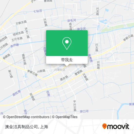 澳金洁具制品公司地图
