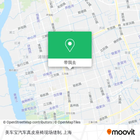 美车宝汽车真皮座椅现场缝制地图
