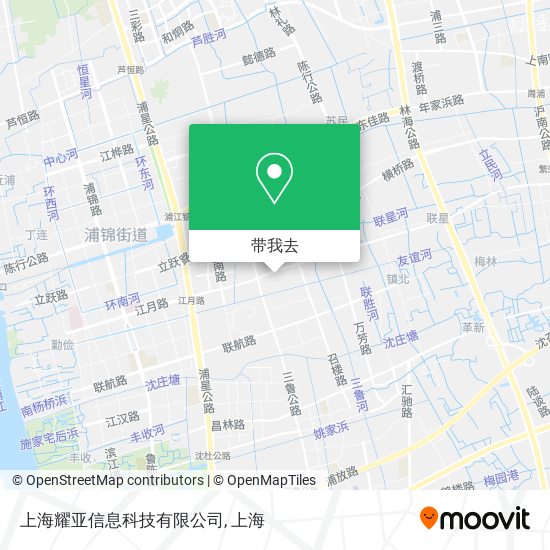 上海耀亚信息科技有限公司地图
