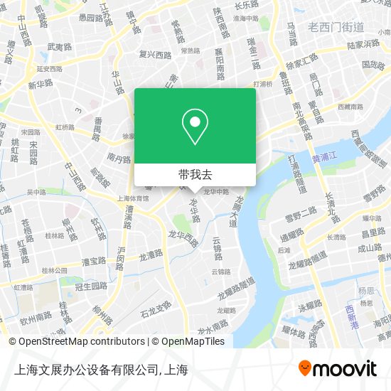 上海文展办公设备有限公司地图