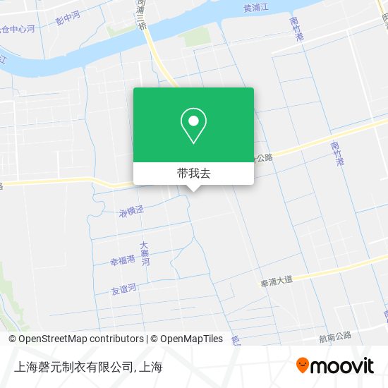 上海磬元制衣有限公司地图