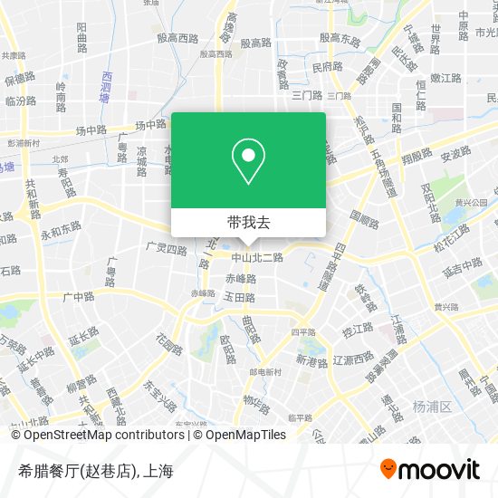 希腊餐厅(赵巷店)地图