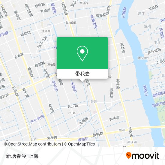 新塘春泾地图