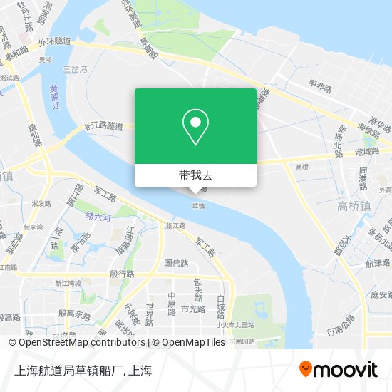 上海航道局草镇船厂地图