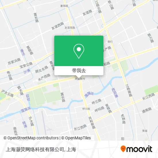 上海灏荧网络科技有限公司地图