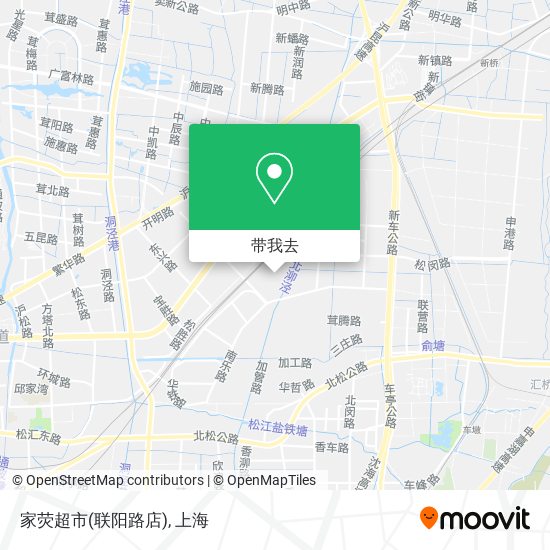 家荧超市(联阳路店)地图