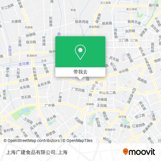 上海广建食品有限公司地图