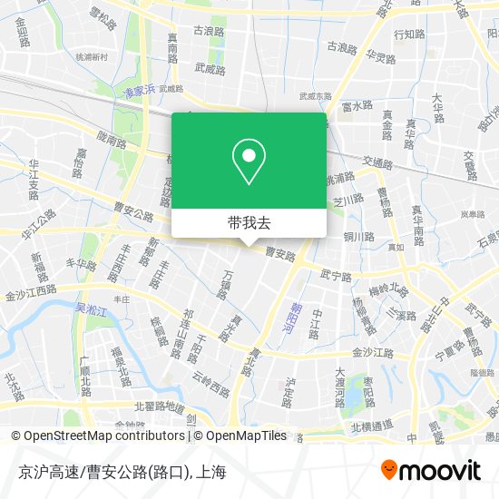 京沪高速/曹安公路(路口)地图