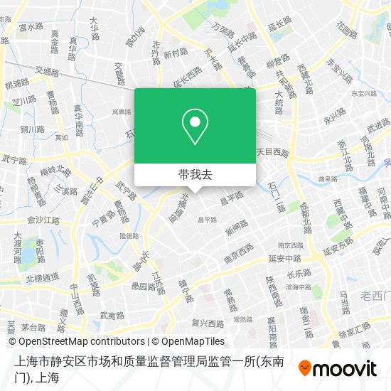 上海市静安区市场和质量监督管理局监管一所(东南门)地图