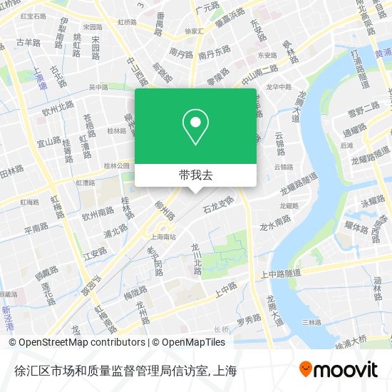 徐汇区市场和质量监督管理局信访室地图