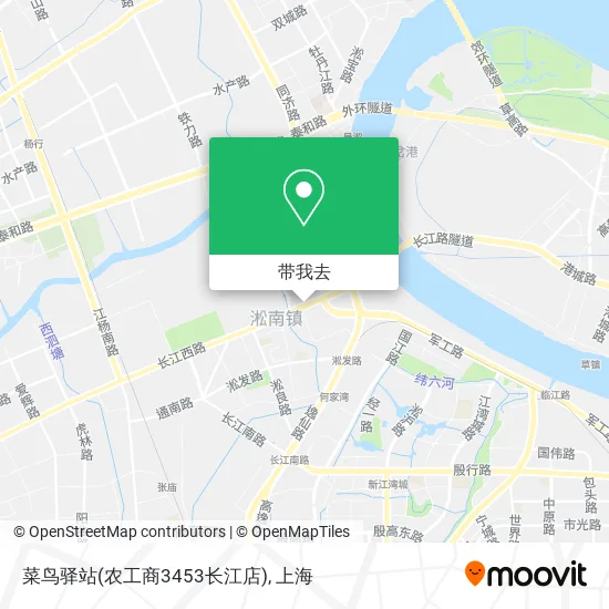 菜鸟驿站(农工商3453长江店)地图
