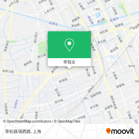 莘松路场西路地图