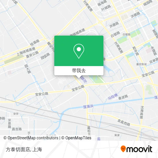 方泰切面店地图