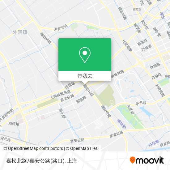 嘉松北路/嘉安公路(路口)地图