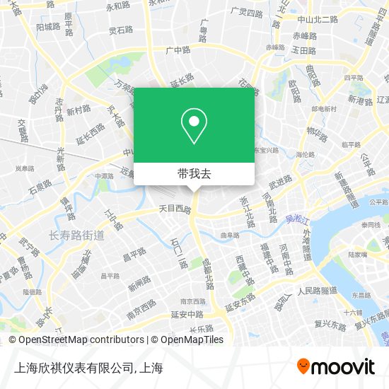 上海欣祺仪表有限公司地图