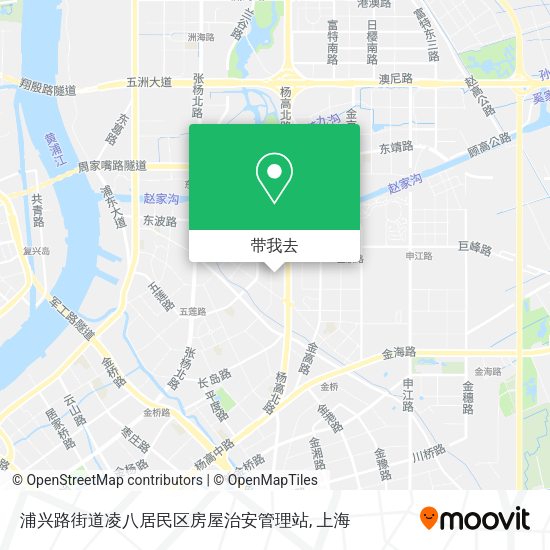 浦兴路街道凌八居民区房屋治安管理站地图