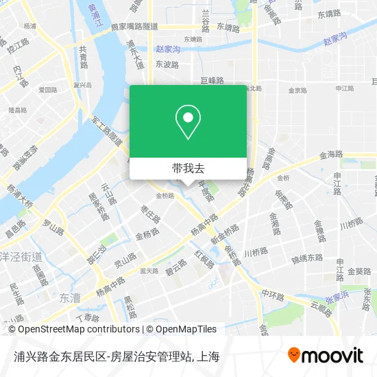 浦兴路金东居民区-房屋治安管理站地图