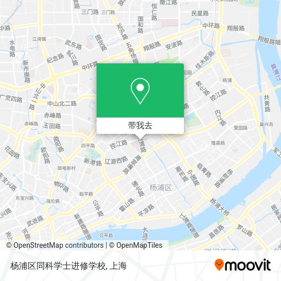 杨浦区同科学士进修学校地图