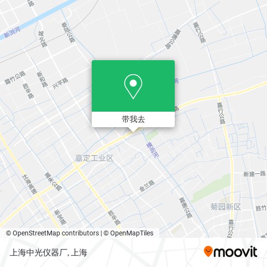 上海中光仪器厂地图