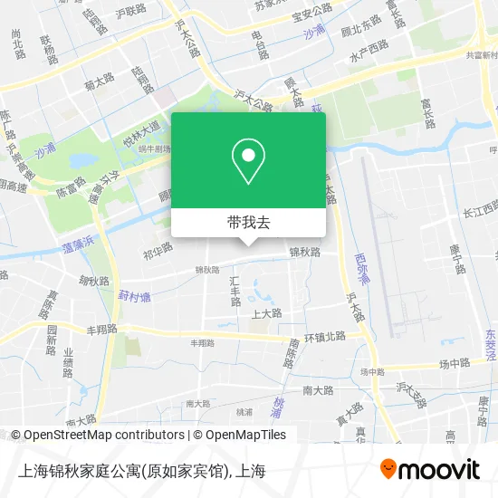 上海锦秋家庭公寓(原如家宾馆)地图