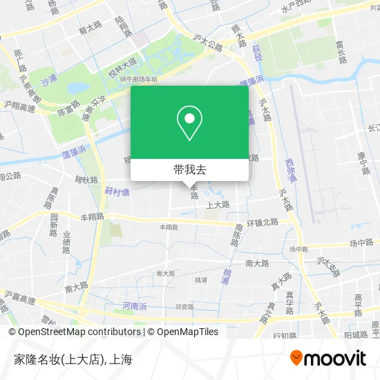 家隆名妆(上大店)地图