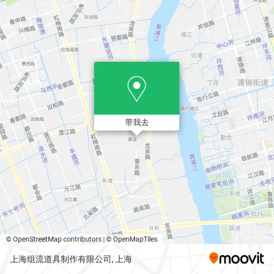 上海组流道具制作有限公司地图