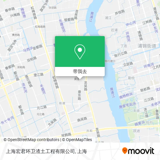 上海宏君环卫渣土工程有限公司地图