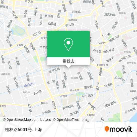 桂林路6001号地图
