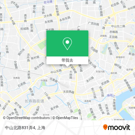 中山北路831弄4地图
