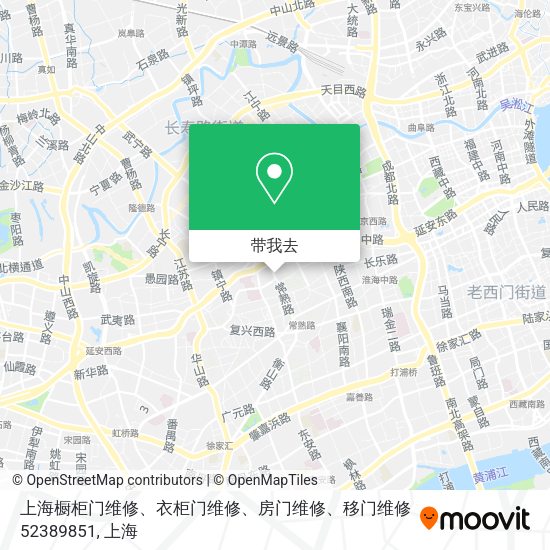 上海橱柜门维修、衣柜门维修、房门维修、移门维修52389851地图