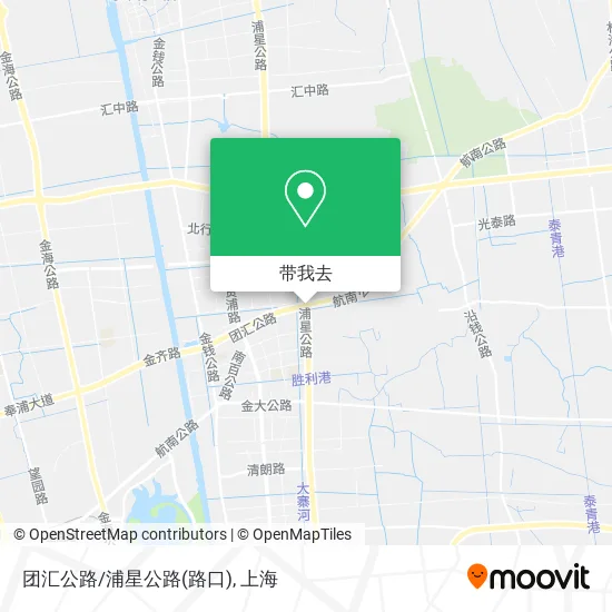 团汇公路/浦星公路(路口)地图