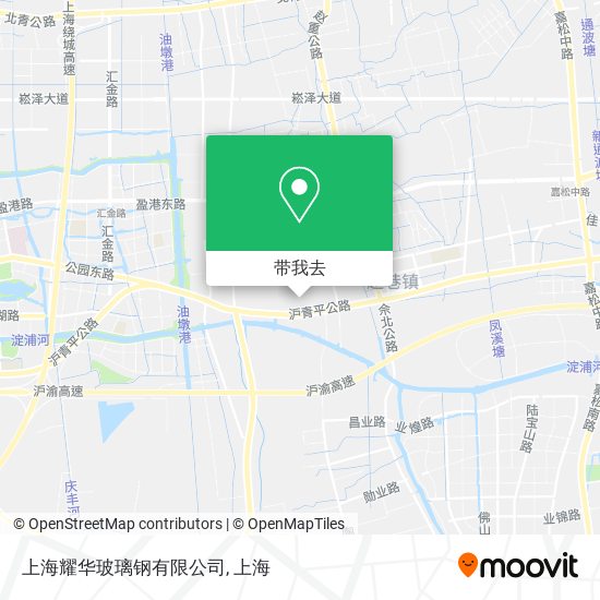 上海耀华玻璃钢有限公司地图