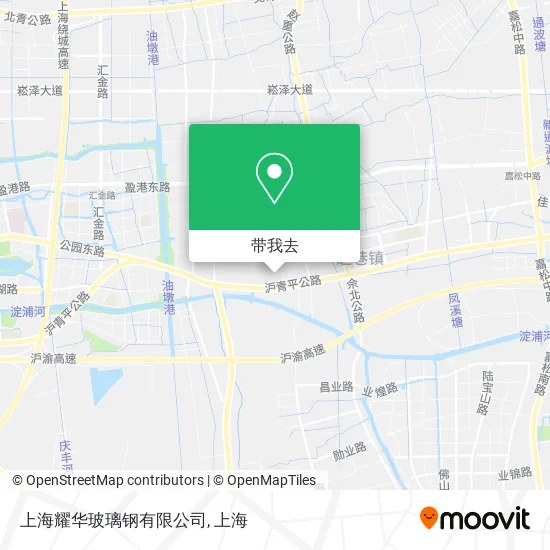 上海耀华玻璃钢有限公司地图