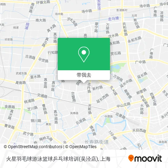 火星羽毛球游泳篮球乒乓球培训(吴泾店)地图