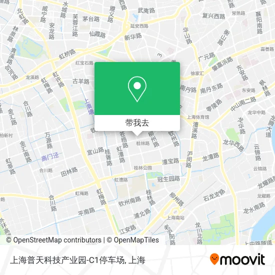 上海普天科技产业园-C1停车场地图