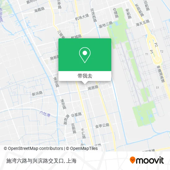 施湾六路与兴滨路交叉口地图