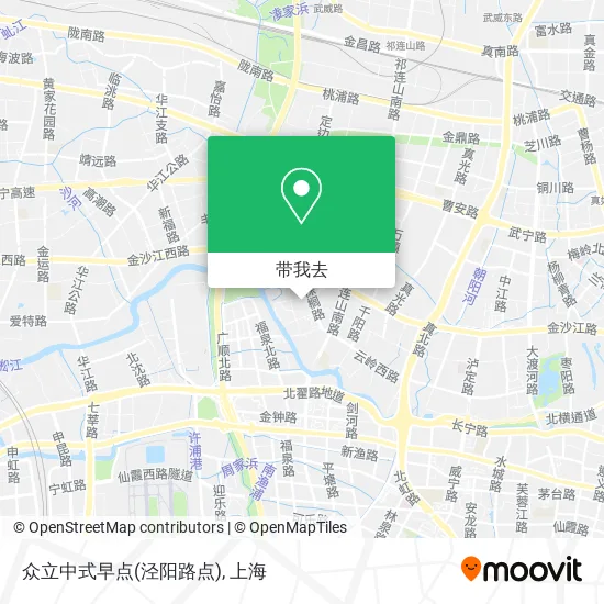 众立中式早点(泾阳路点)地图