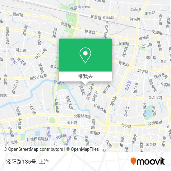 泾阳路135号地图