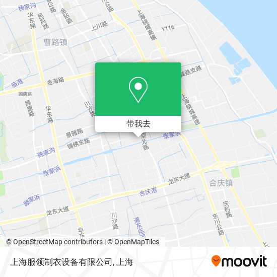 上海服领制衣设备有限公司地图