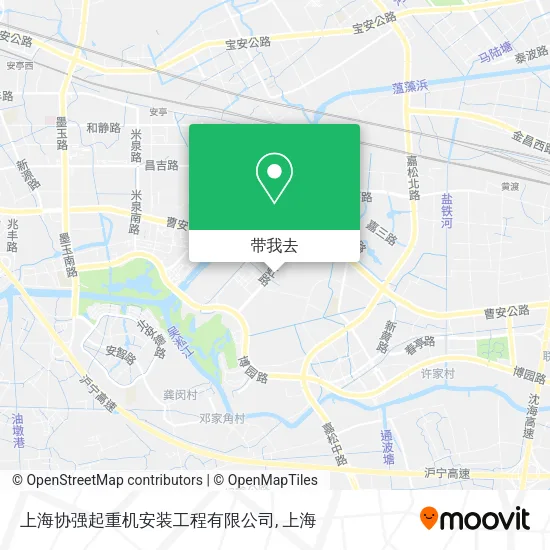 上海协强起重机安装工程有限公司地图