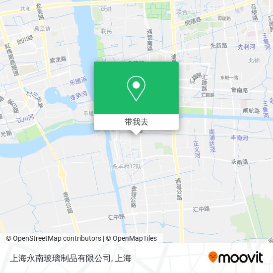 上海永南玻璃制品有限公司地图