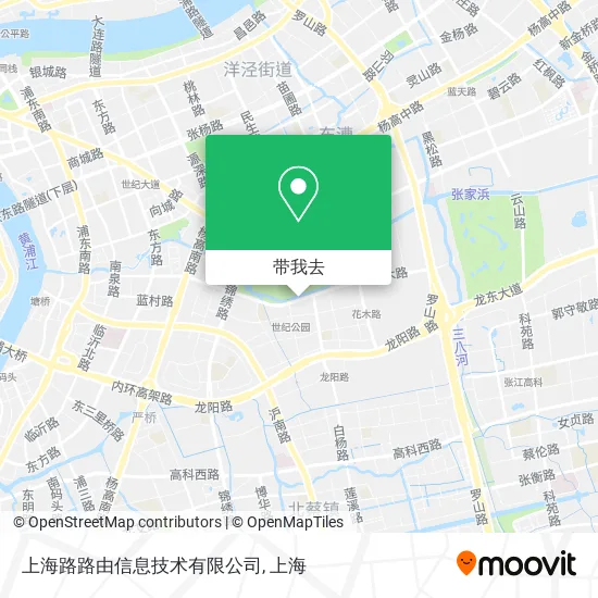上海路路由信息技术有限公司地图