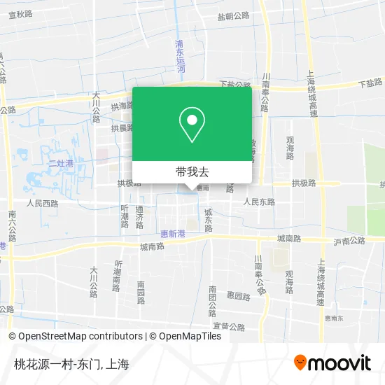 桃花源一村-东门地图