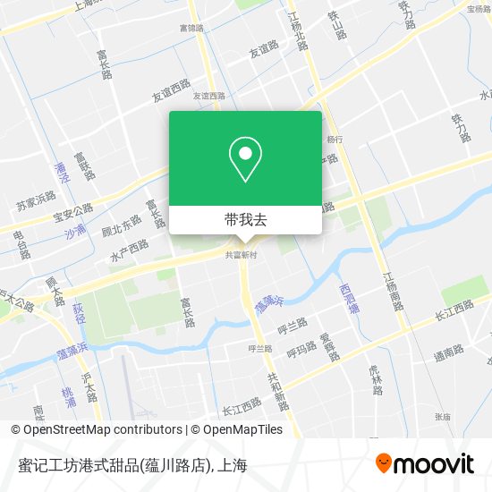 蜜记工坊港式甜品(蕴川路店)地图