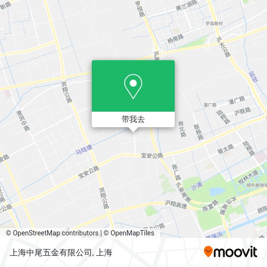 上海中尾五金有限公司地图