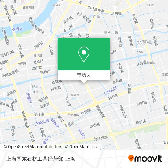 上海围东石材工具经营部地图