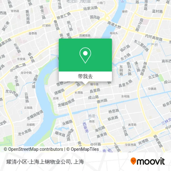 耀清小区-上海上钢物业公司地图