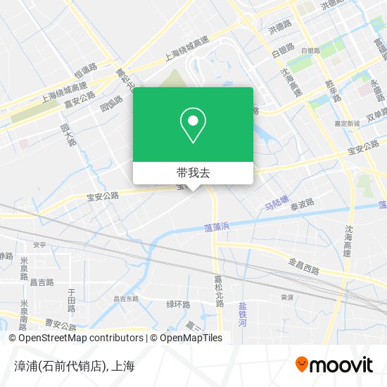 漳浦(石前代销店)地图